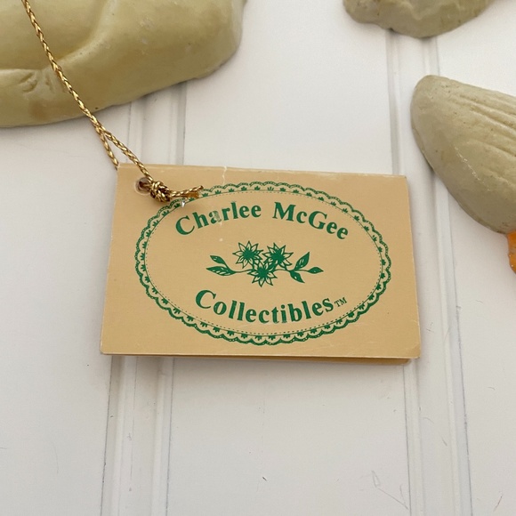 1982 CHARLEE MCGEE 4 HAND PAINTED POTTERY  ANIMALS - Picture 3 of 8